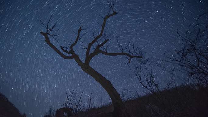 锥子山星空延时