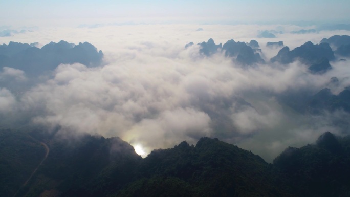 大山清晨