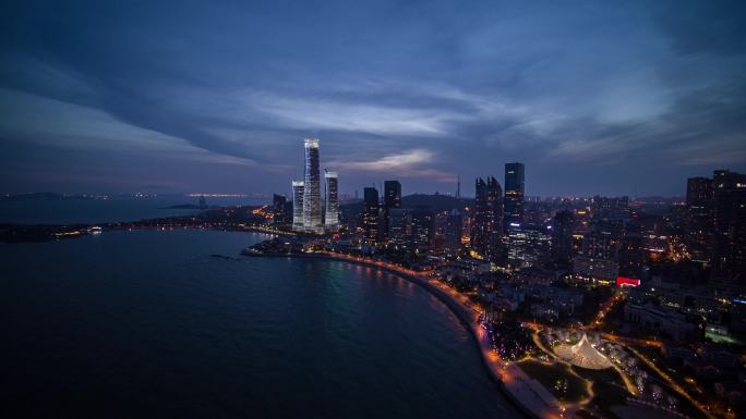 2020 青岛 浮山湾 香港路 CBD