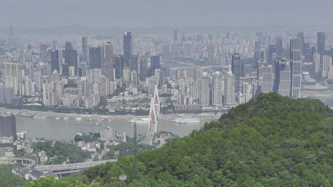 【大疆御3】南山观景台鸟瞰重庆