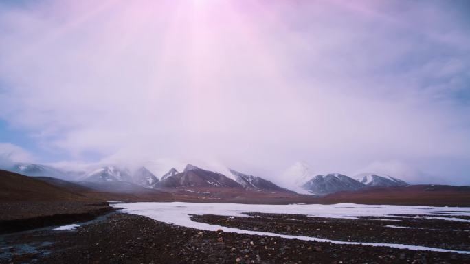 昆仑山远景