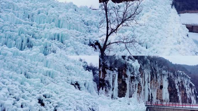 冰柱 美景 大自然  冰挂壁 冬季