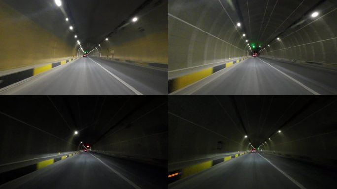 隧道 穿梭 公路 交通