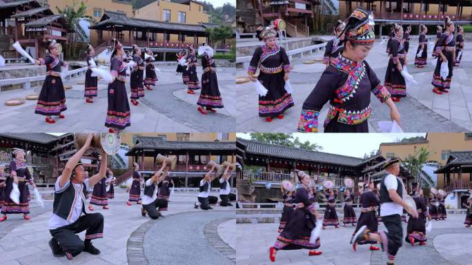 壮族传统舞蹈：手巾舞