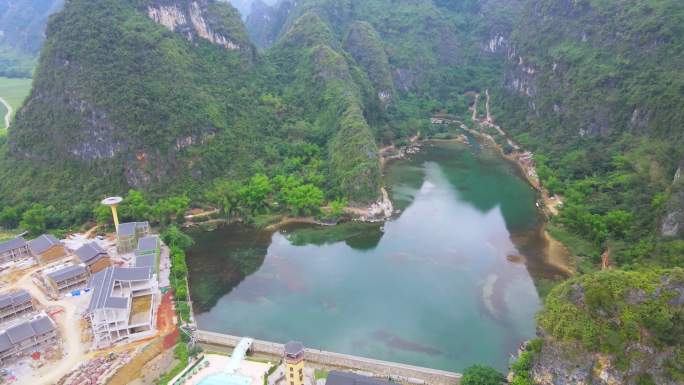 广西崇左龙州天琴庄寨景区乡村旅游美丽乡村