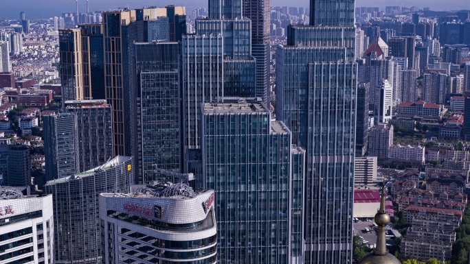 青岛 浮山湾 香港路 CBD