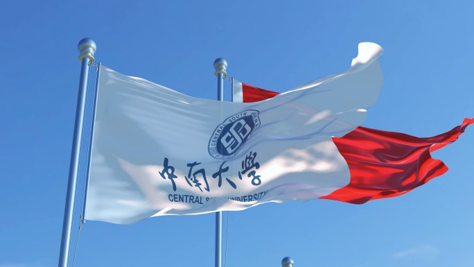 中南大学旗帜