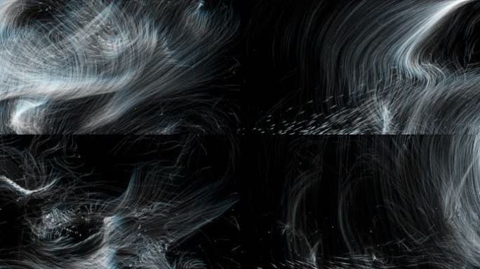 宽屏抽象艺术粒子流-2