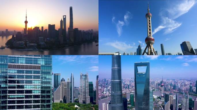 2023上海城市宣传片地标航拍延时
