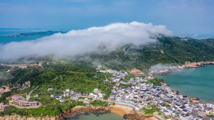 嵊泗花鸟岛平流雾