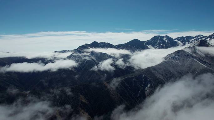 4k巴郎山航拍