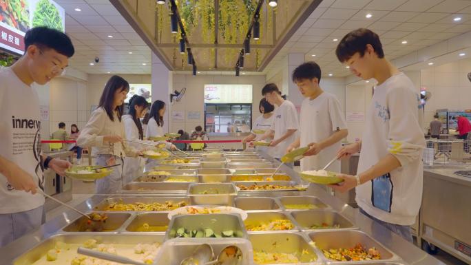 大学食堂 食堂就餐 学校吃饭