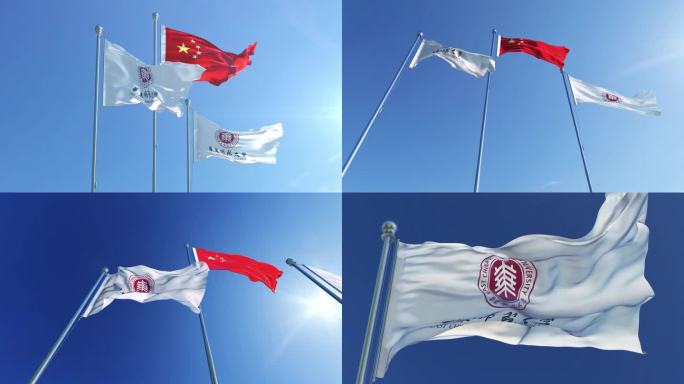 华东师范大学旗帜