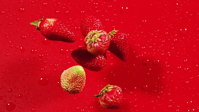 草莓落下