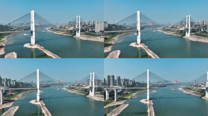 4K重庆大佛寺大桥航拍3