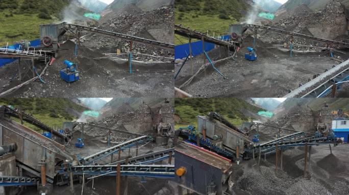 中国电建 工程 建设 航拍 青海 高原