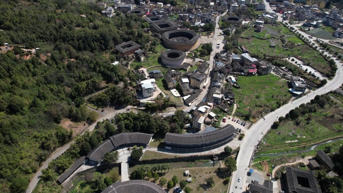 福建龙岩永定高北土楼群