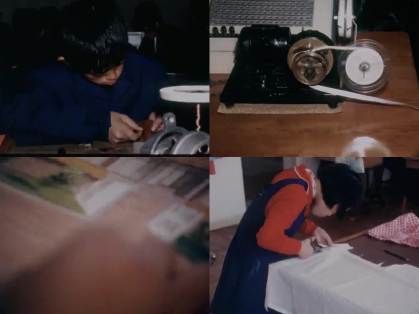 少年宫活动 60年代70年代 儿童手工课