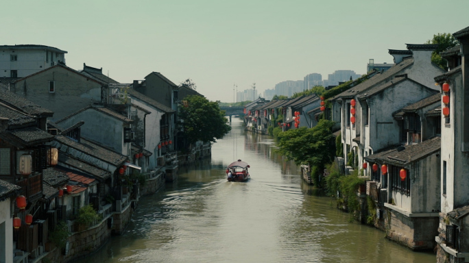 无锡城市素材 江南水乡 游船 灵山大佛