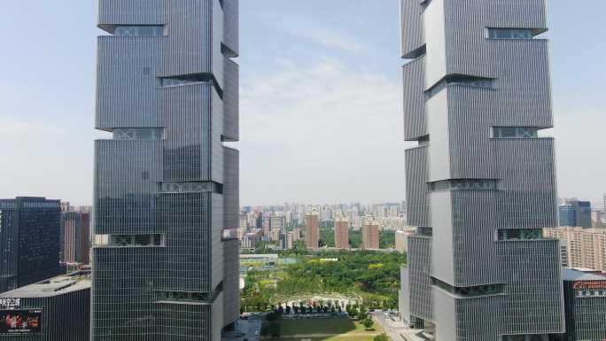 4K丨郑州地标双子塔2023