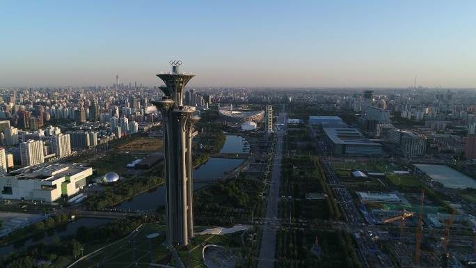 北京 奥体中心 鸟巢 森林公园奥林匹克塔