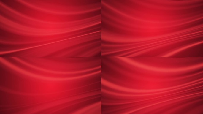 4K动态简洁红色布料红绸背景视频