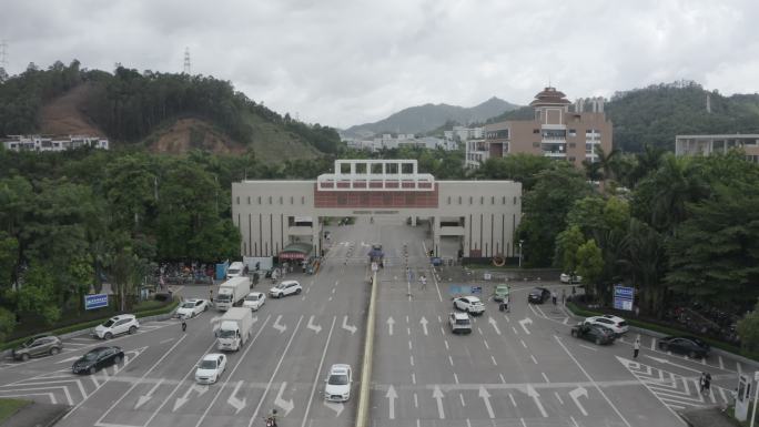 广东省惠州市惠州学院航拍大学学校