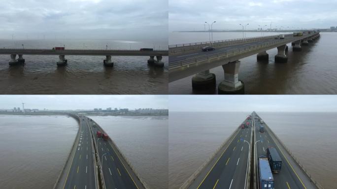 4K航拍东海跨海大桥