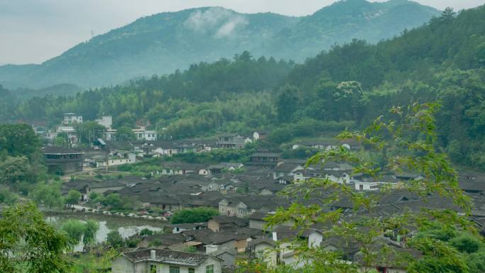 古村福建培田古村落建筑群全景