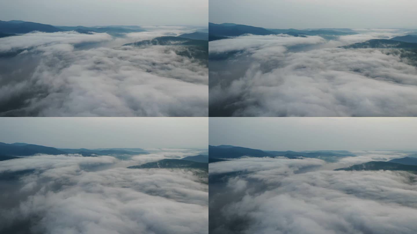 镜泊湖大雾