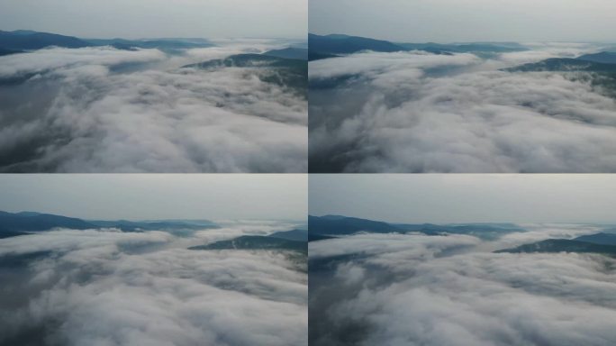 镜泊湖大雾