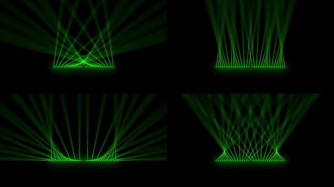 4K空中玫瑰射灯探照灯光光束摇摆灯光秀
