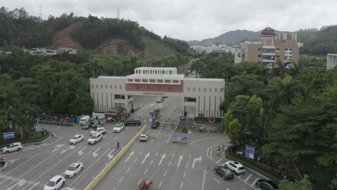 广东省惠州市惠州学院航拍大学学校