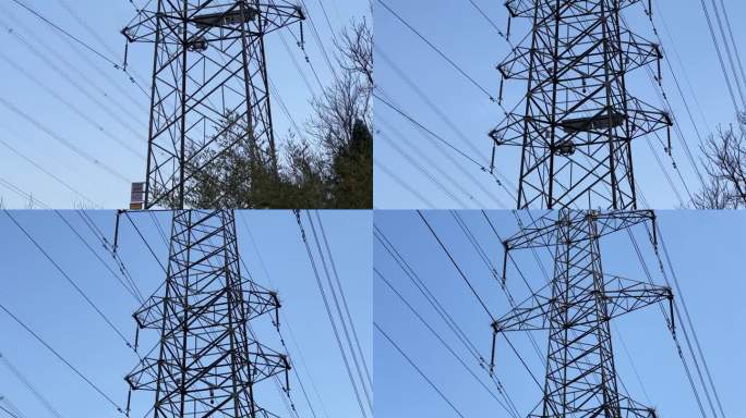 高压电线电线杆信号塔 (3)