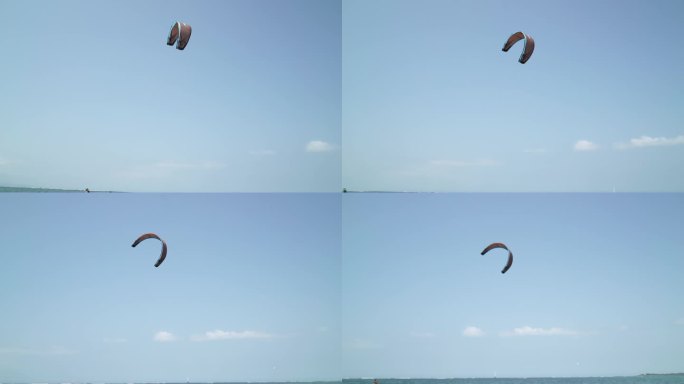 沙滩 滑翔伞 冲浪 海边