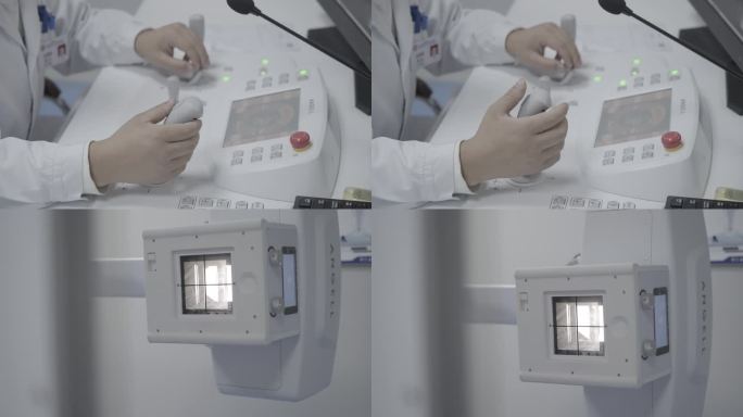 医疗设备多功能胃肠机4k灰片素材