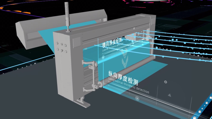 检测系统C4D场景带动画