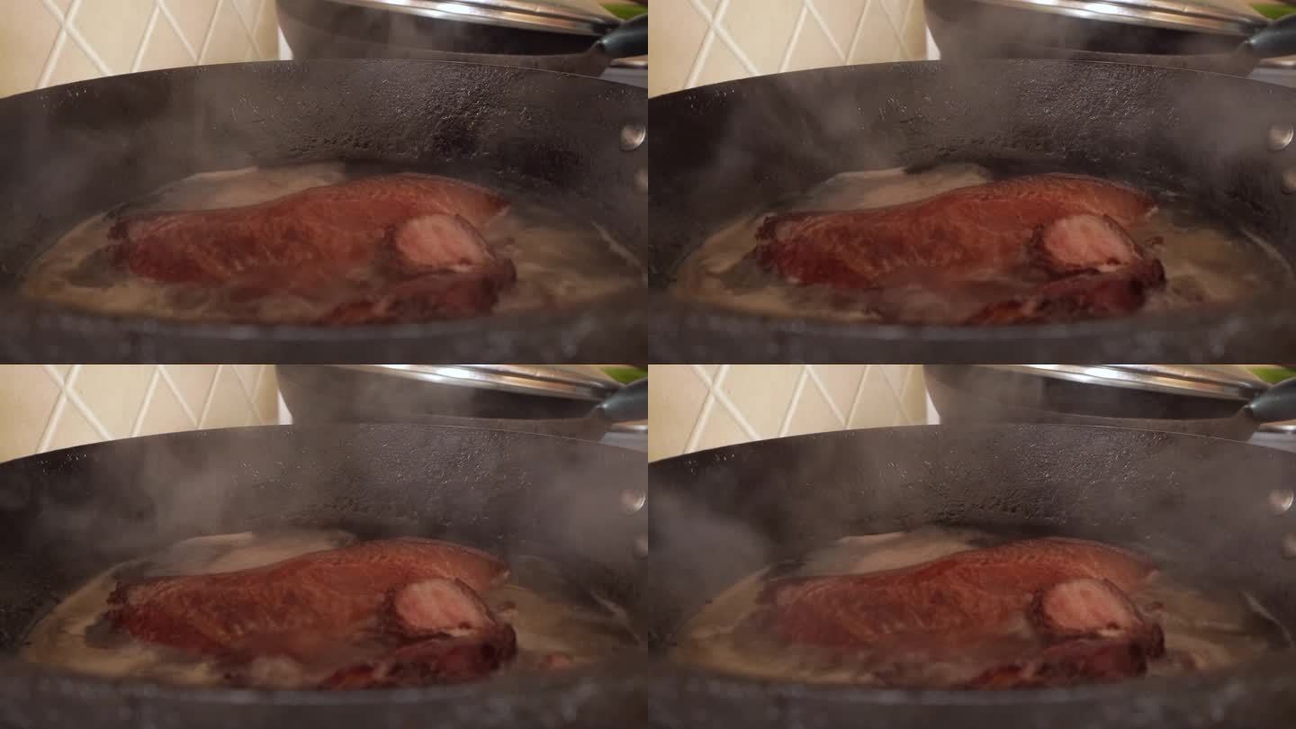 炖煮老腊肉熏肉 (1)