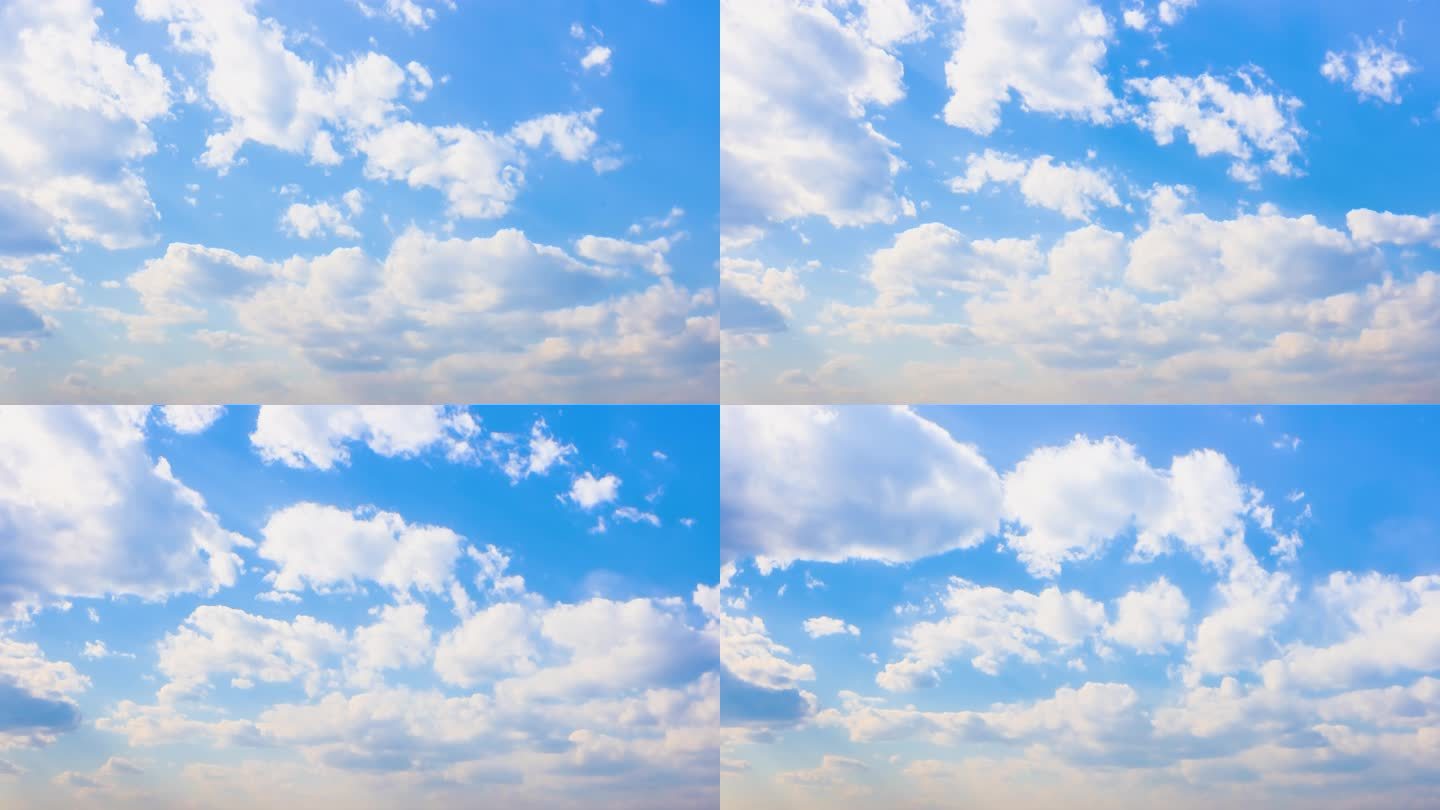 【8K】梦幻的蓝天白云