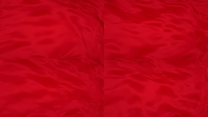 原创无限循环 4K 丝绸 红绸 视频素材