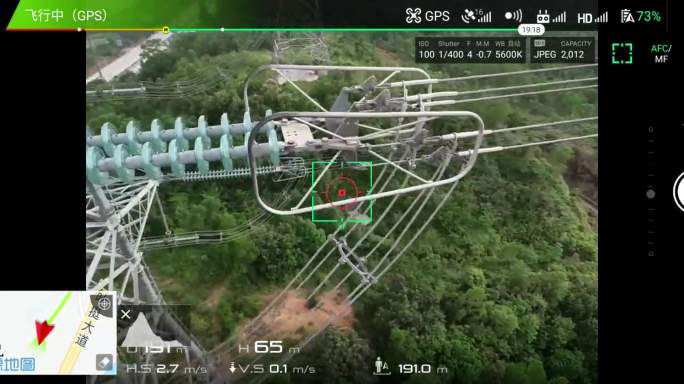 电网电塔无人机自动驾驶可见光巡检视频