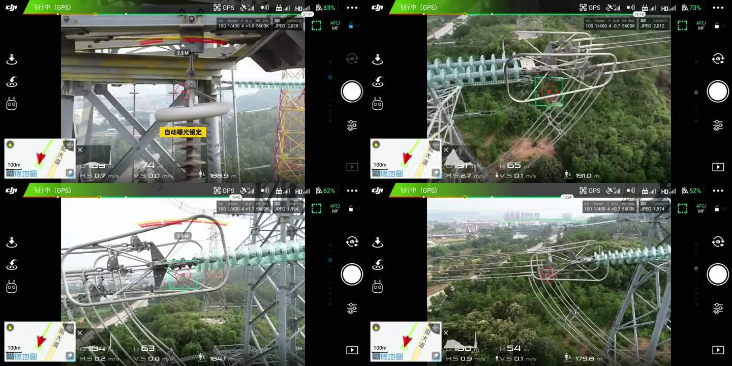 电网电塔无人机自动驾驶可见光巡检视频