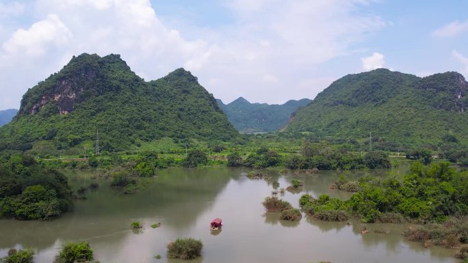 崇左山水航拍