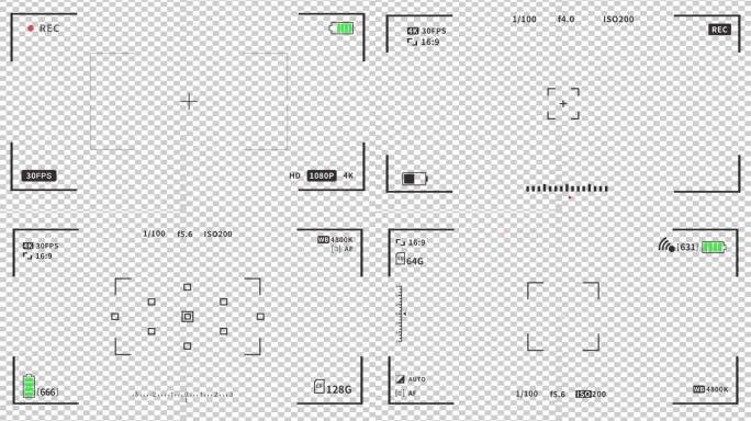 透明视频录制框集合(含10款)