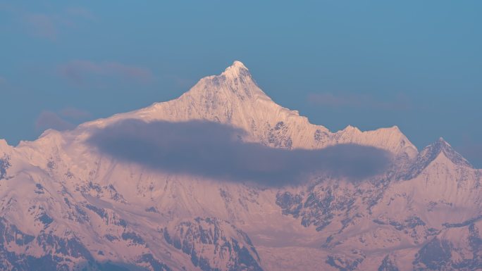 梅里雪山卡瓦博格峰延时摄影