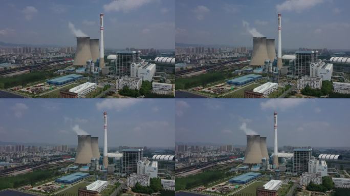 航拍国家能源集团公司湖北荆门发电公司