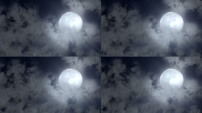 皓月当空月朗星稀月亮云中月