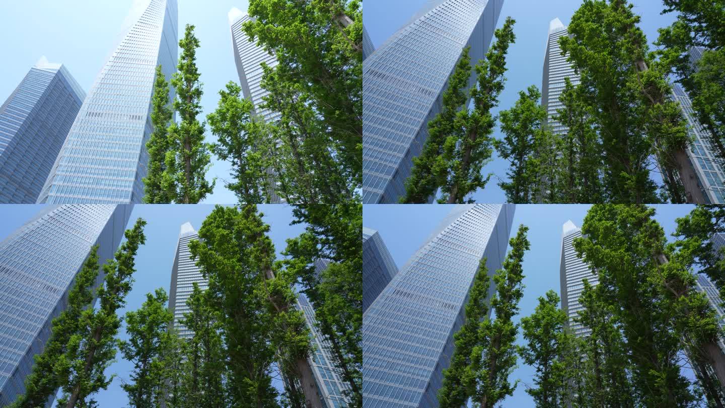 城市高楼城市建筑拍摄