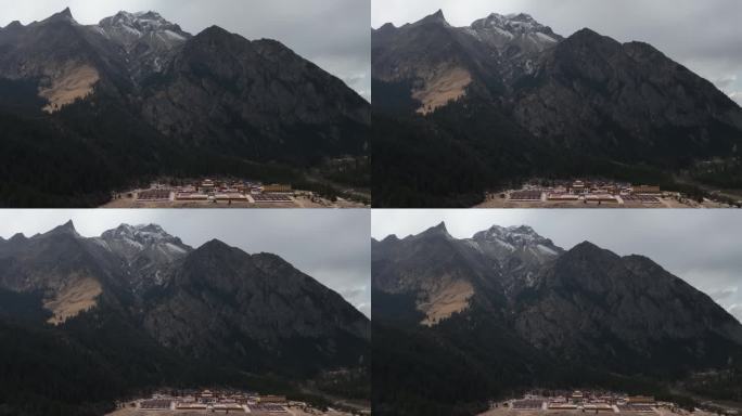 冷古寺 新寺庙寺庙和大山