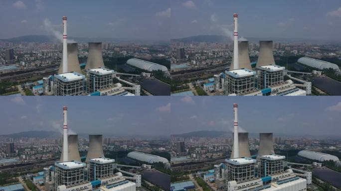 航拍国家能源集团公司湖北荆门发电公司